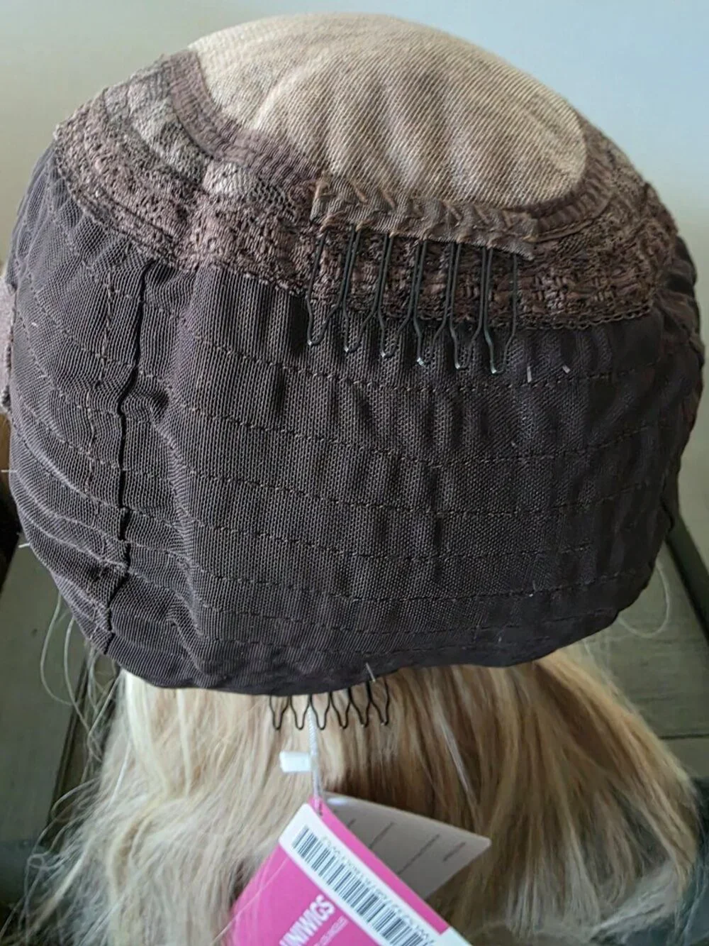 Maylene- Blonde Balayage Remy: Human Hair Lace Front Wig- 18